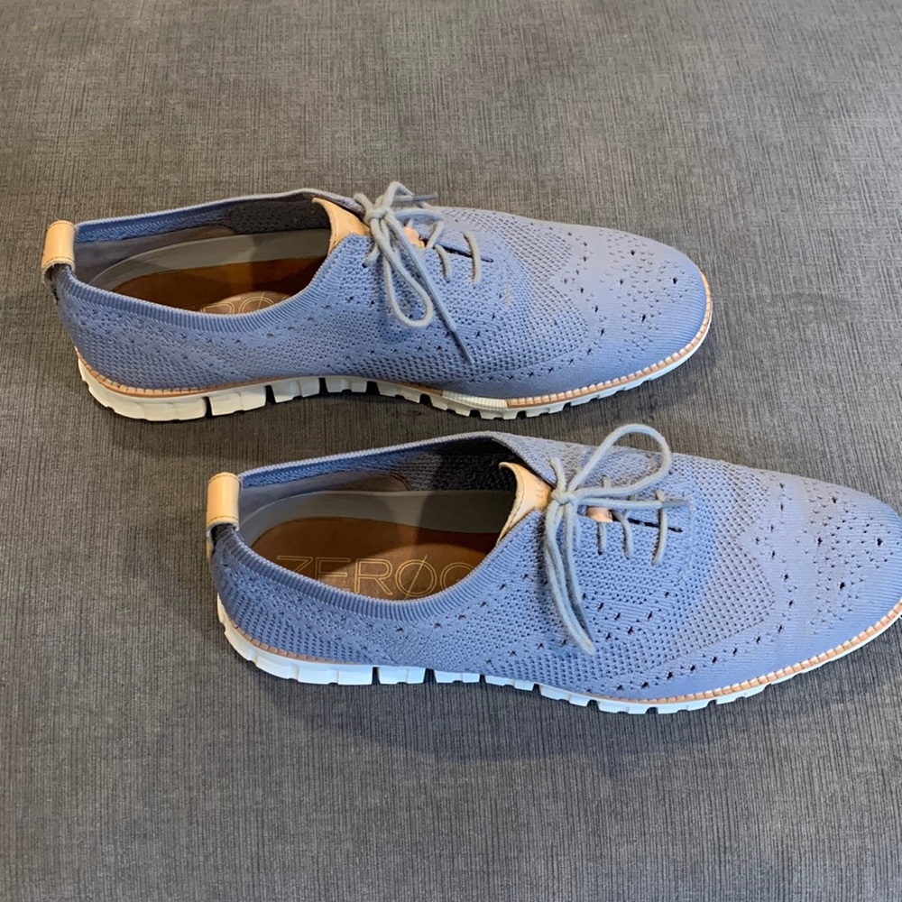 Cole Haan ZeroGrand Grey Wingtip.
